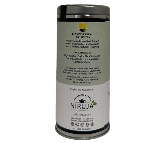 🌿Lemon Verbena Ceylon Tea – Uplifting & Citrusy Wellness Blend