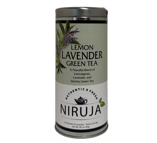 🌿Lemon Lavender Green Tea – Organic, Calming, Antioxidant-Rich